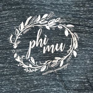 Super soft Phi Mu Ole Miss Tshirt